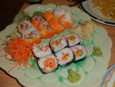 Sushi in an Asian Restaurant.© ww.theeuroblog.com